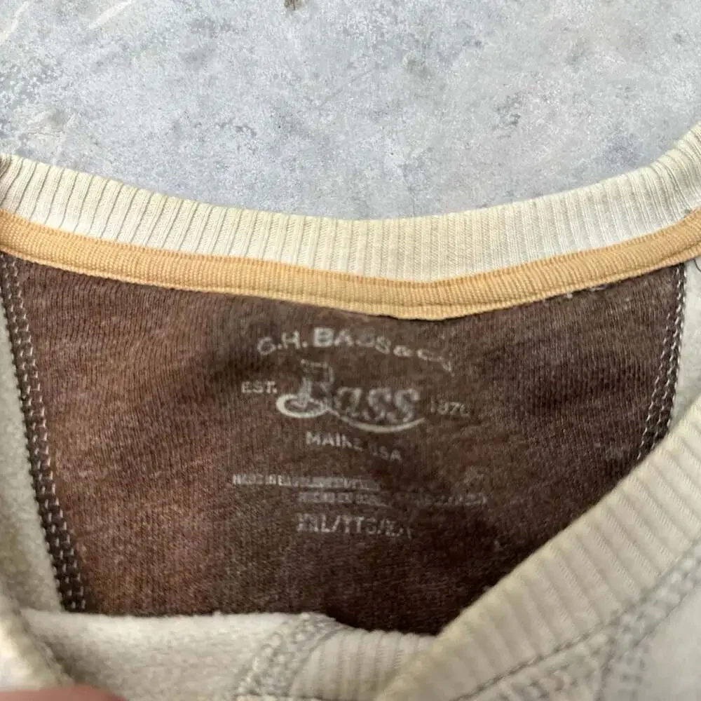 G.H. Bass & Co. Crewneck Beige - XL